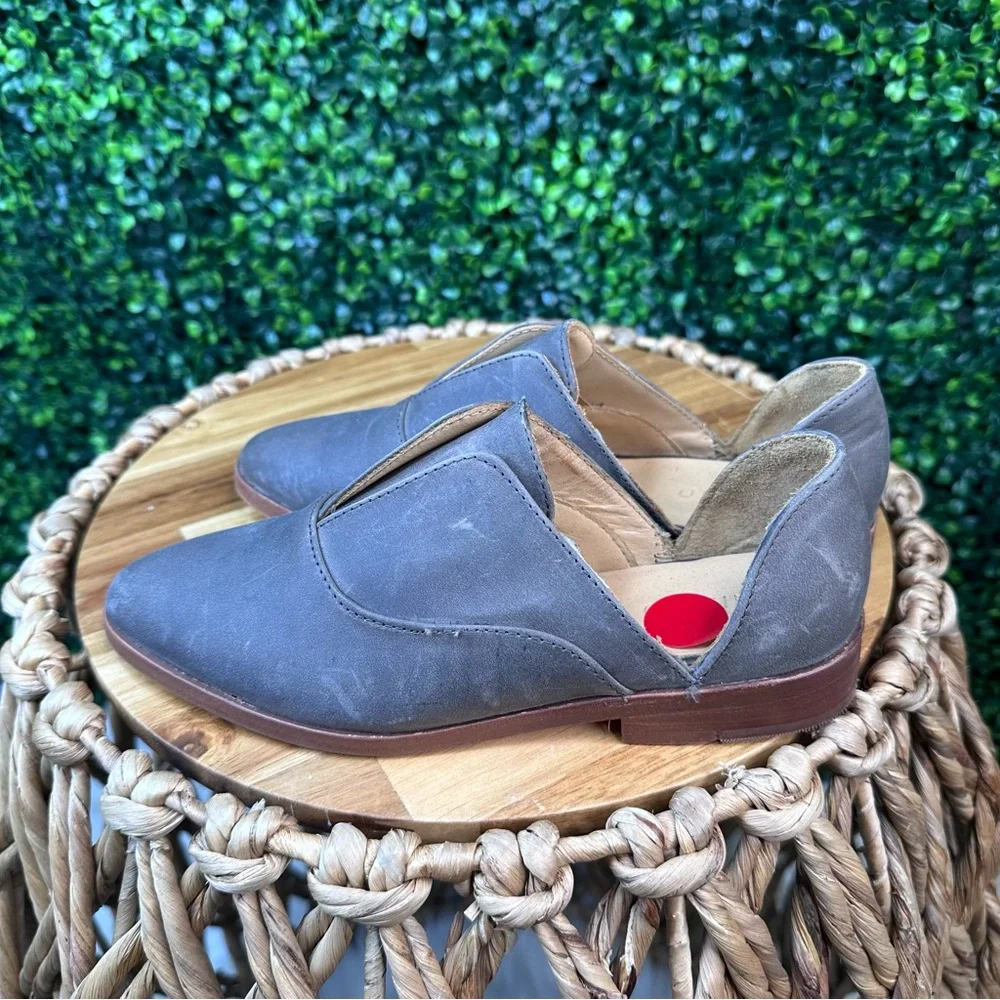 Nisolo x‎ Anthropologie gray oxfords EUC in box